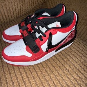 Nike Red and White Athletic Shoes